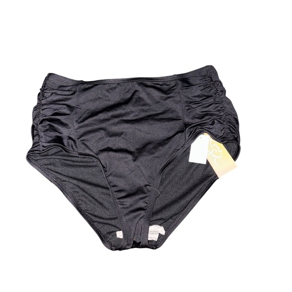 NWT Kona Sol High Waisted Black Swimwear Bottom Size Small - Picture 1 of 5